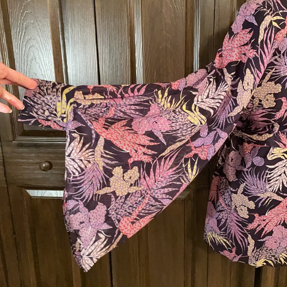 NWT Agent Provocateur Riva Kimono 100% silk Robe - Picture 3 of 7